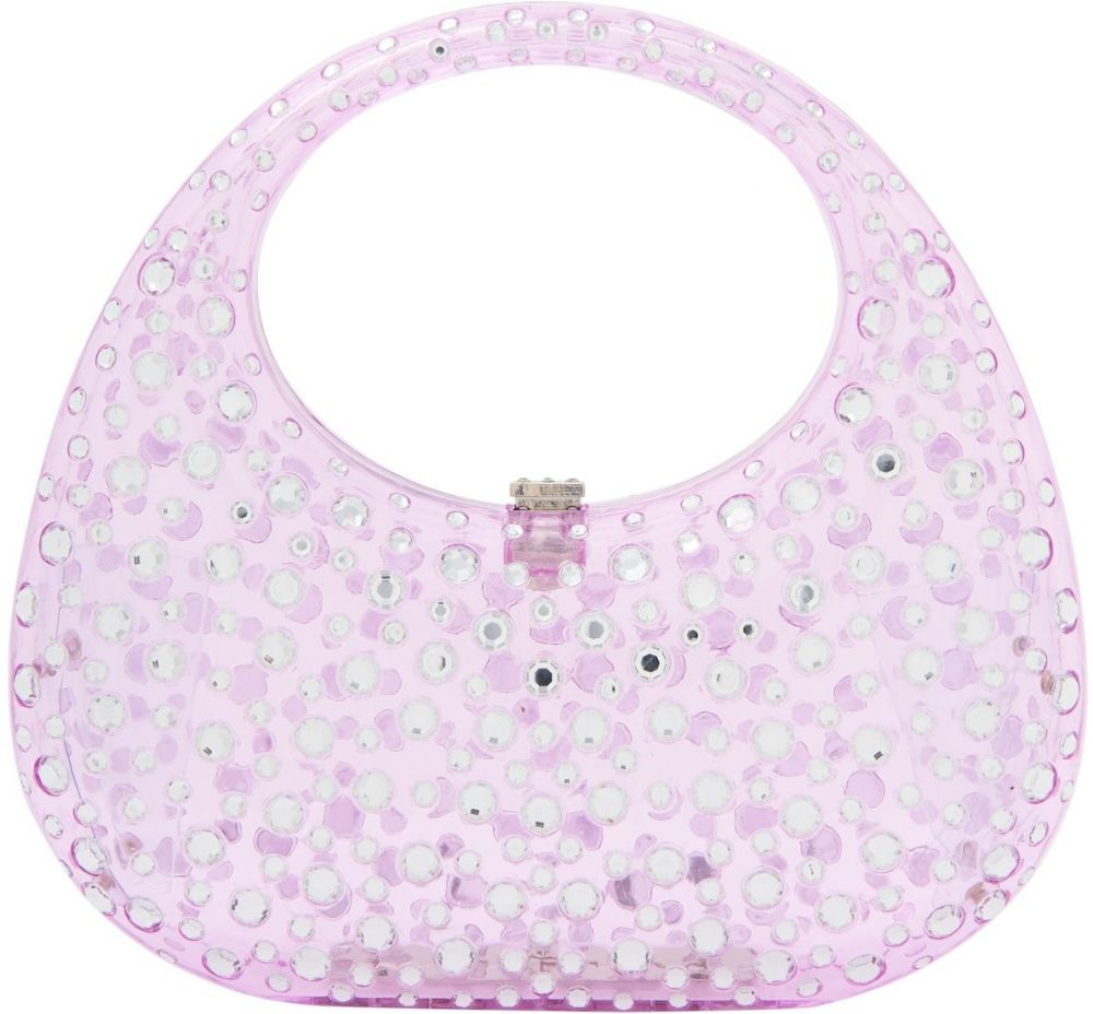 myMo at night Listová kabelka  pastelovo fialová