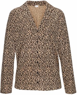 s.Oliver Nočná košieľka  hnedá / čierna