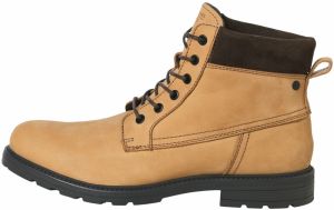 JACK & JONES Šnurovacie čižmy 'JFWCRANFIELD'  tmavohnedá / horčicová