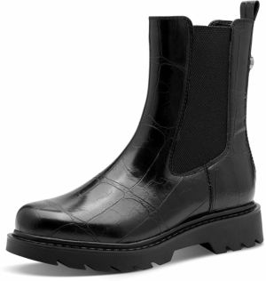 Tamaris Chelsea čižmy 'Western Cowboy'  čierna