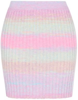 MYMO Sukňa  pastelovo modrá / pastelovo zelená / pastelovo fialová / ružová