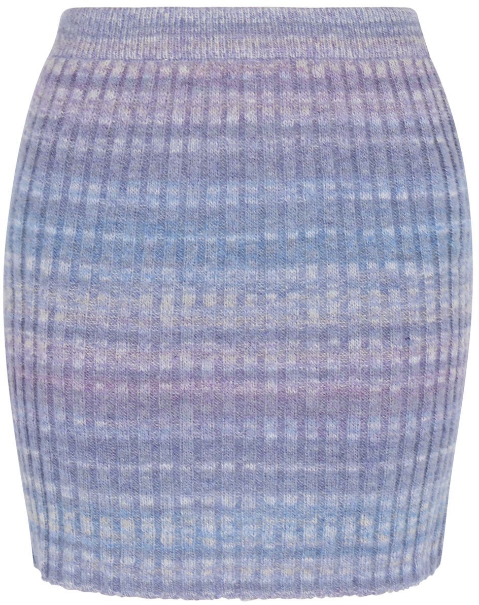 MYMO Sukňa  modrá / fialová