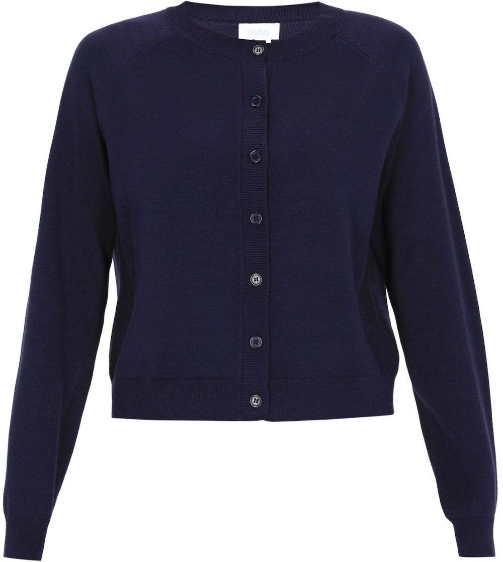 usha BLUE LABEL Kardigán  námornícka modrá