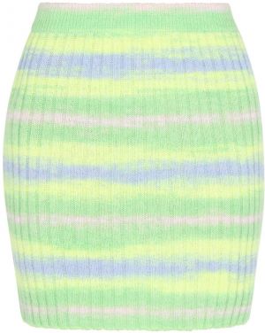 MYMO Sukňa  svetlomodrá / žltá / svetlozelená / biela