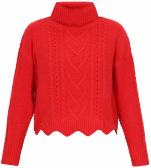 MYMO Sveter  červená