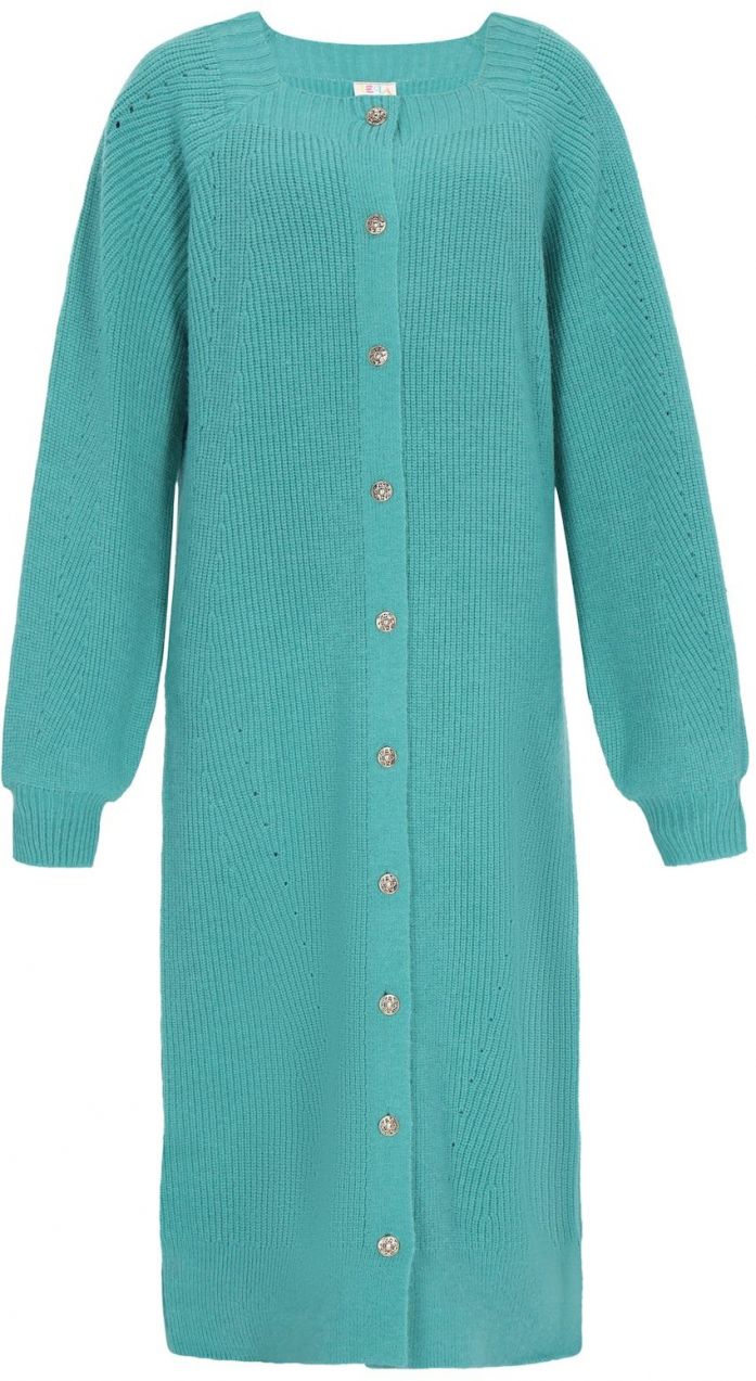 IZIA Kardigán  modrozelená