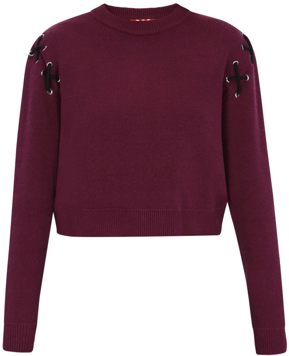 myMo ROCKS Sveter  burgundská