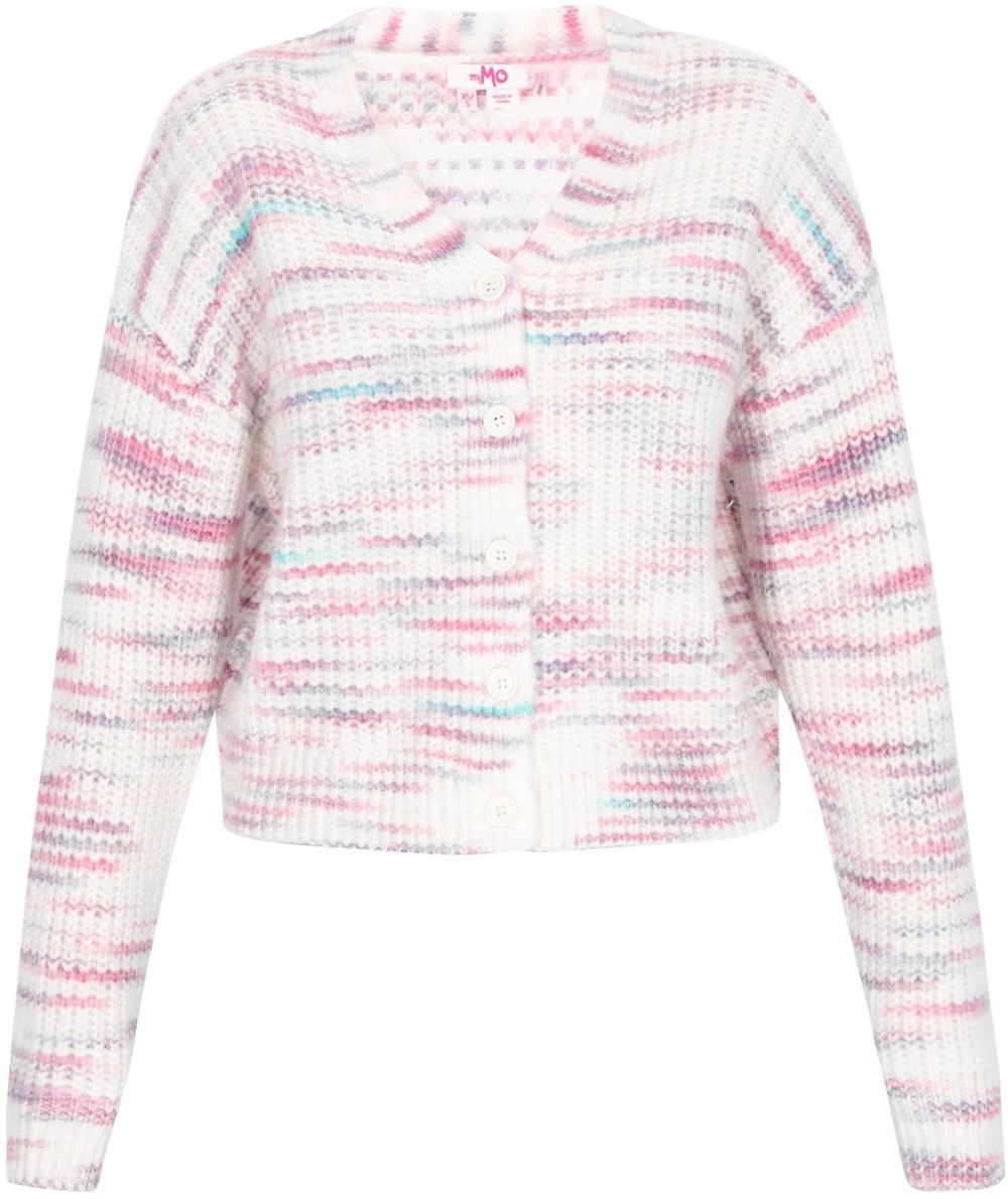 MYMO Kardigán  modrá / fialová / červená / biela