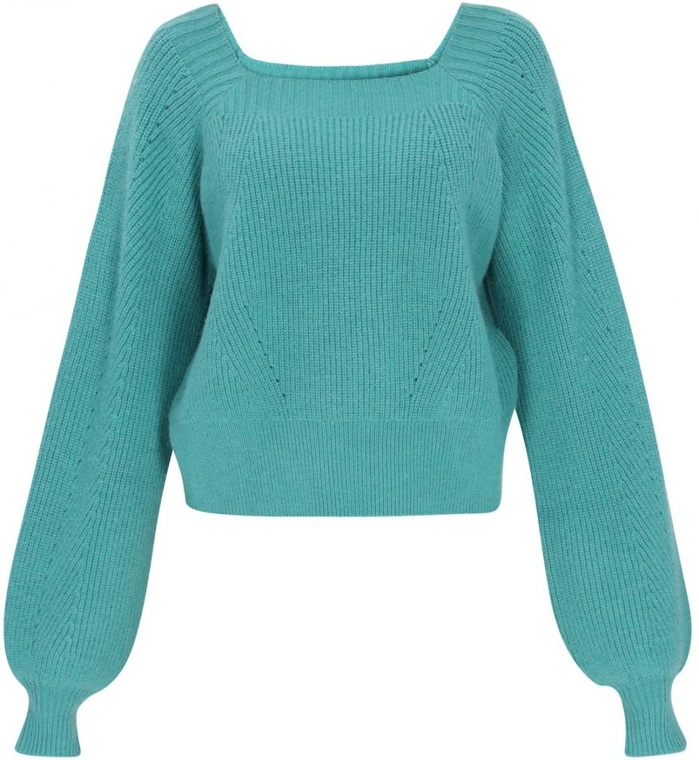 IZIA Sveter  tyrkysová