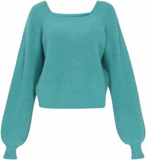 IZIA Sveter  tyrkysová