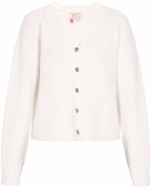 IZIA Kardigán  šedobiela