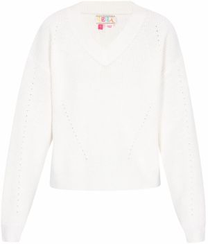 IZIA Sveter  šedobiela