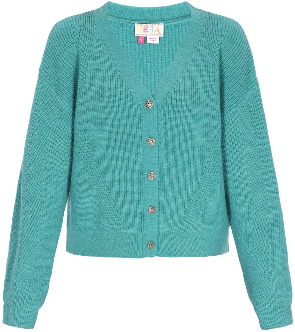 IZIA Kardigán 'Boho'  tyrkysová