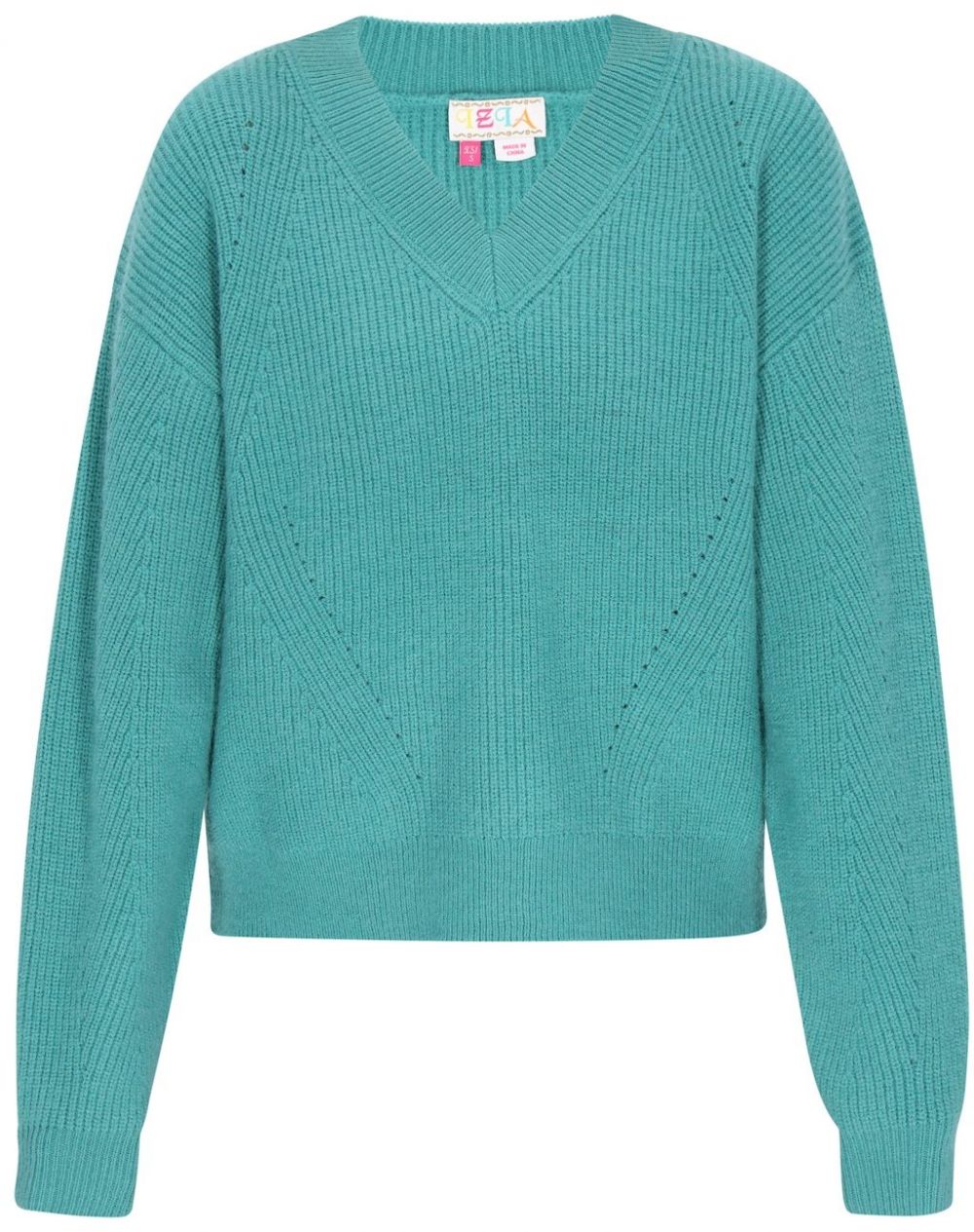 IZIA Sveter 'Boho'  tyrkysová