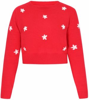 MYMO Sveter  červená / biela