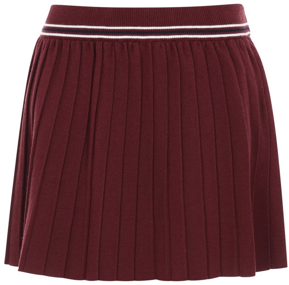 DreiMaster Maritim Sukňa  tmavočervená / biela