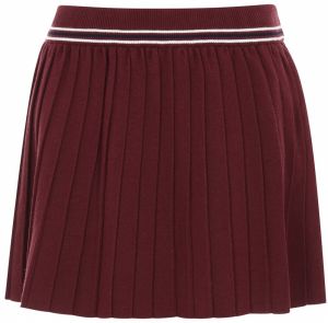 DreiMaster Maritim Sukňa  tmavočervená / biela