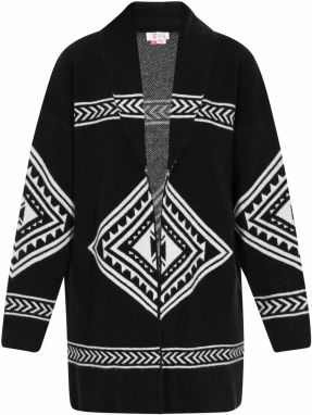 IZIA Kardigán  čierna / biela