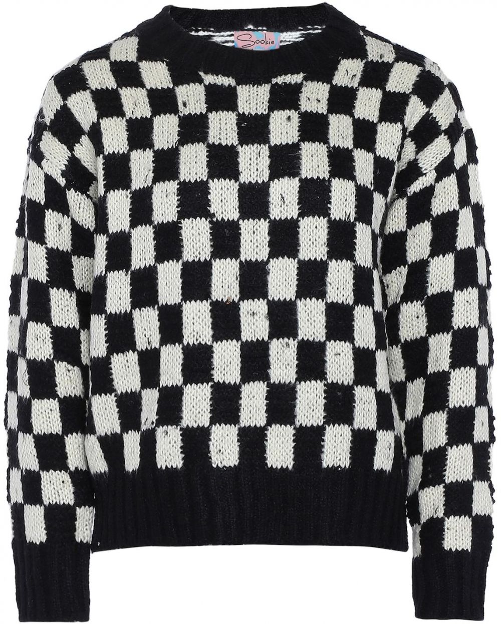 Sookie Sveter  čierna / biela