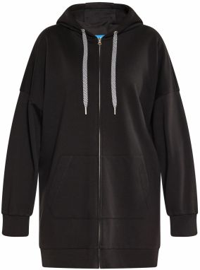 SANIKA Tepláková bunda  čierna