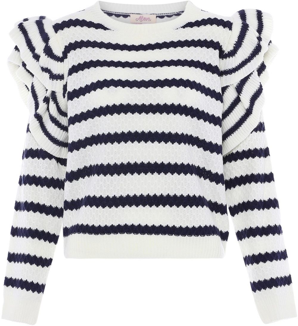 aleva Sveter  čierna / biela