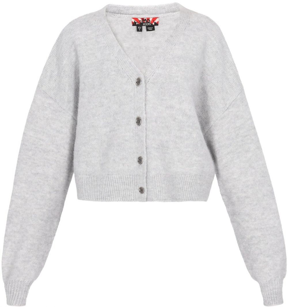 myMo ROCKS Kardigán  svetlosivá