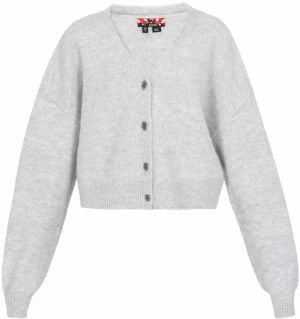 myMo ROCKS Kardigán  svetlosivá