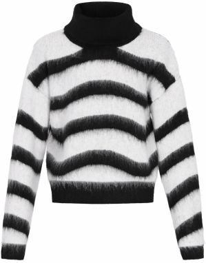 myMo ROCKS Sveter  čierna / biela