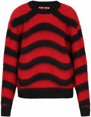 myMo ROCKS Sveter  červená / čierna