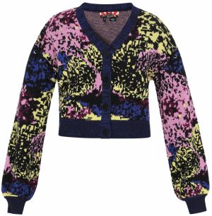 myMo ROCKS Kardigán  tmavomodrá / trávovo zelená / ružová / čierna