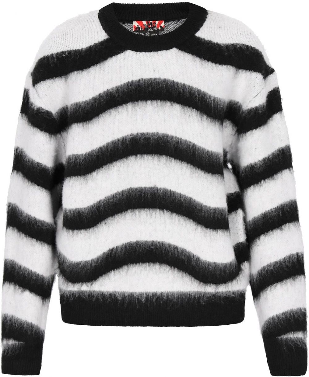 myMo ROCKS Sveter  čierna / biela