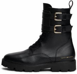 TOMMY HILFIGER Šnurovacie členkové čižmy  čierna