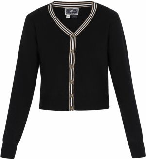 DreiMaster Maritim Kardigán  krémová / čierna / biela