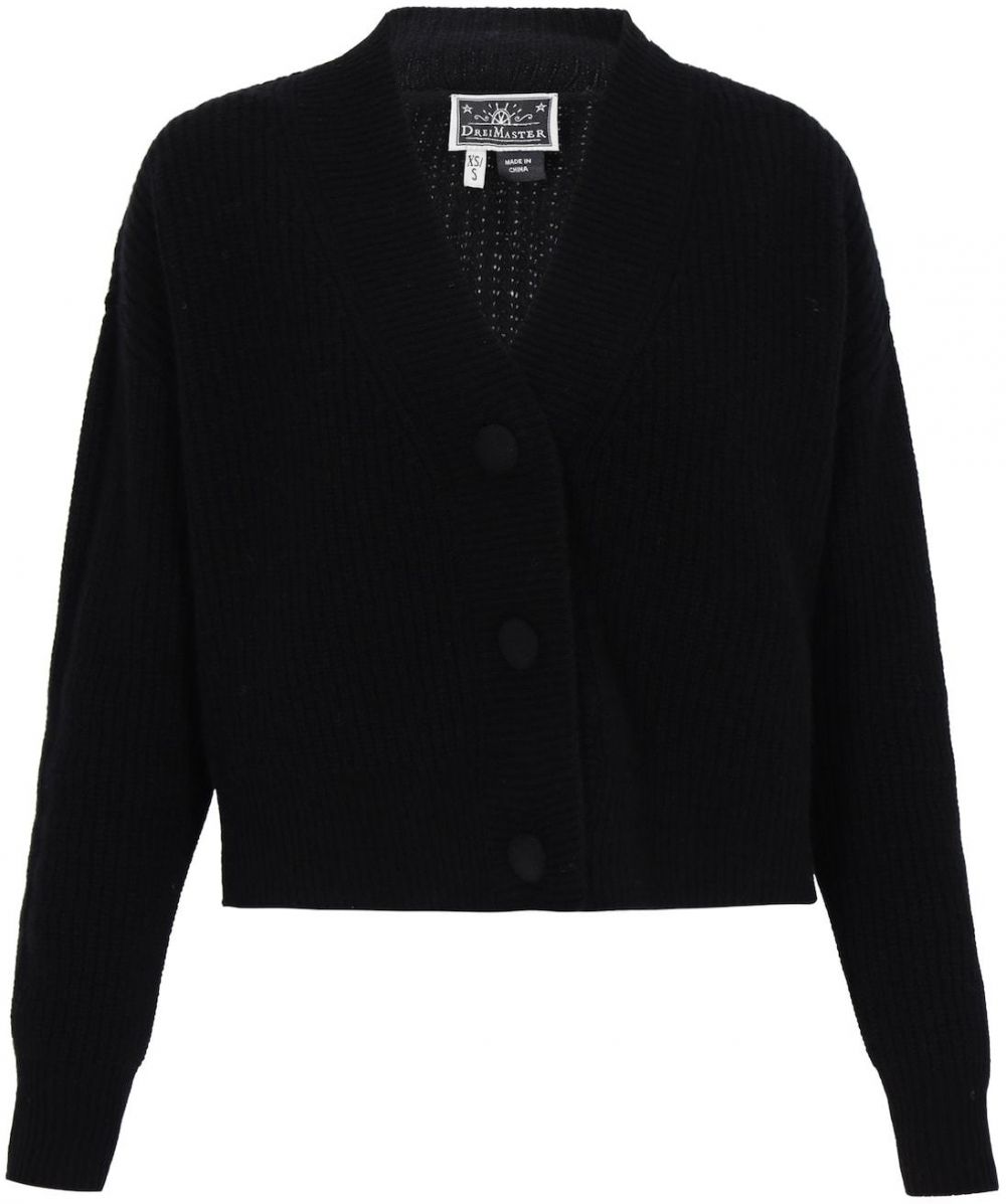 DreiMaster Maritim Kardigán  čierna