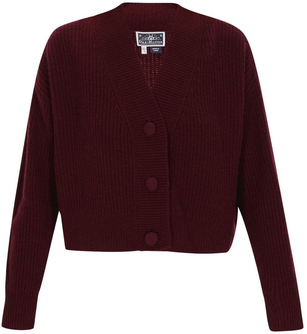 DreiMaster Maritim Kardigán  burgundská