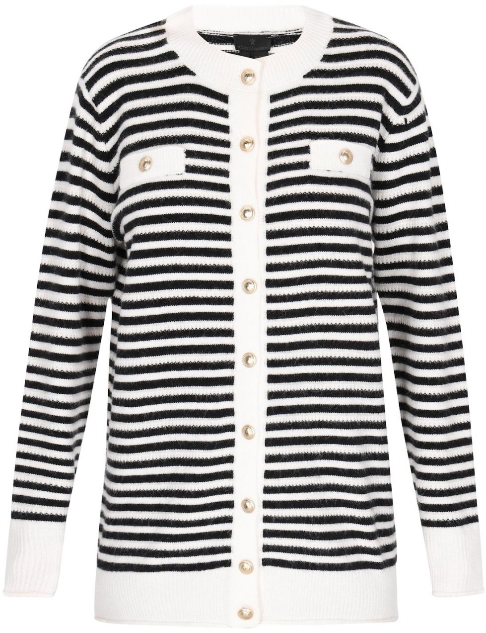 DreiMaster Klassik Kardigán  čierna / biela