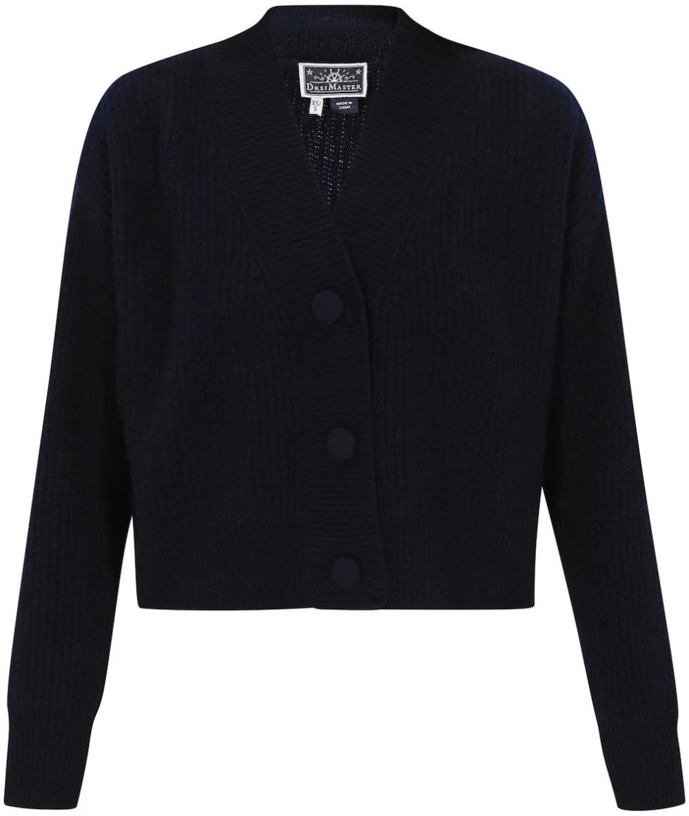 DreiMaster Maritim Kardigán  tmavomodrá