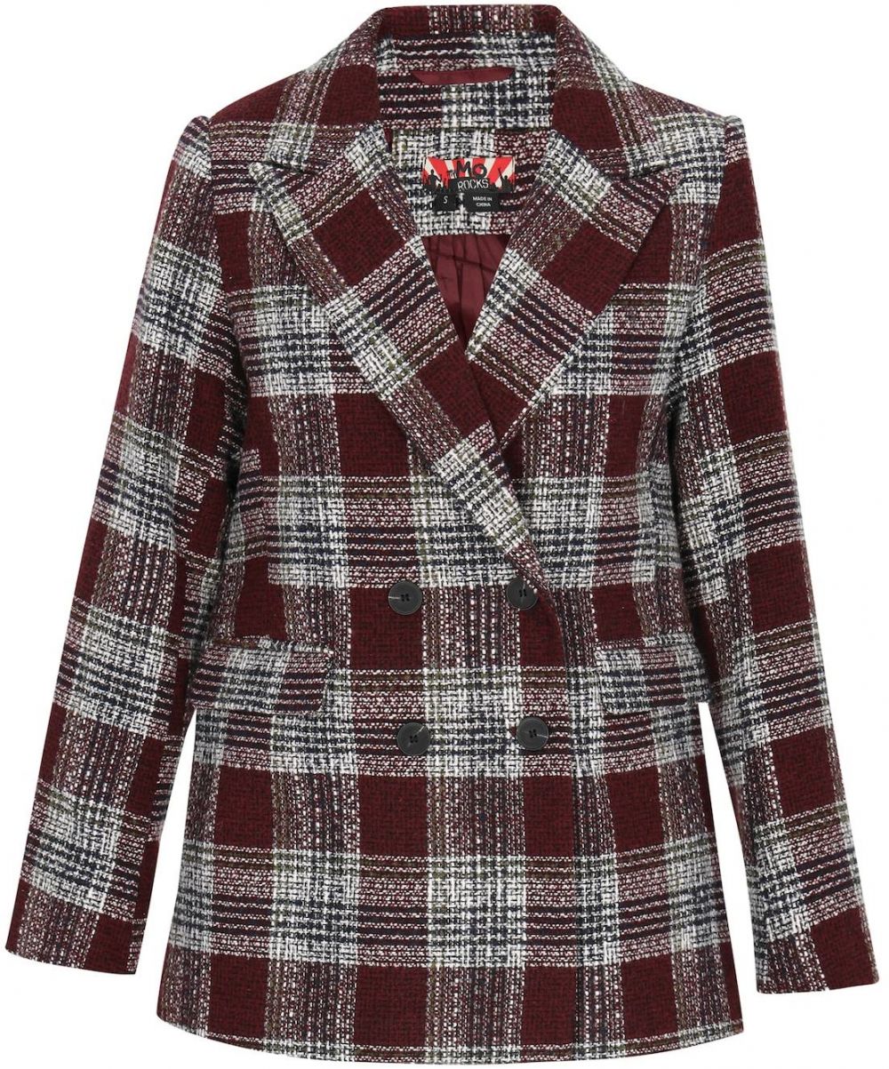 myMo ROCKS Blejzer  hrdzavohnedá / svetlosivá / čierna