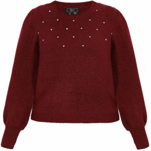 faina Sveter  tmavočervená