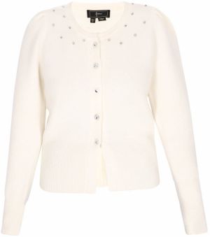 faina Kardigán  šedobiela