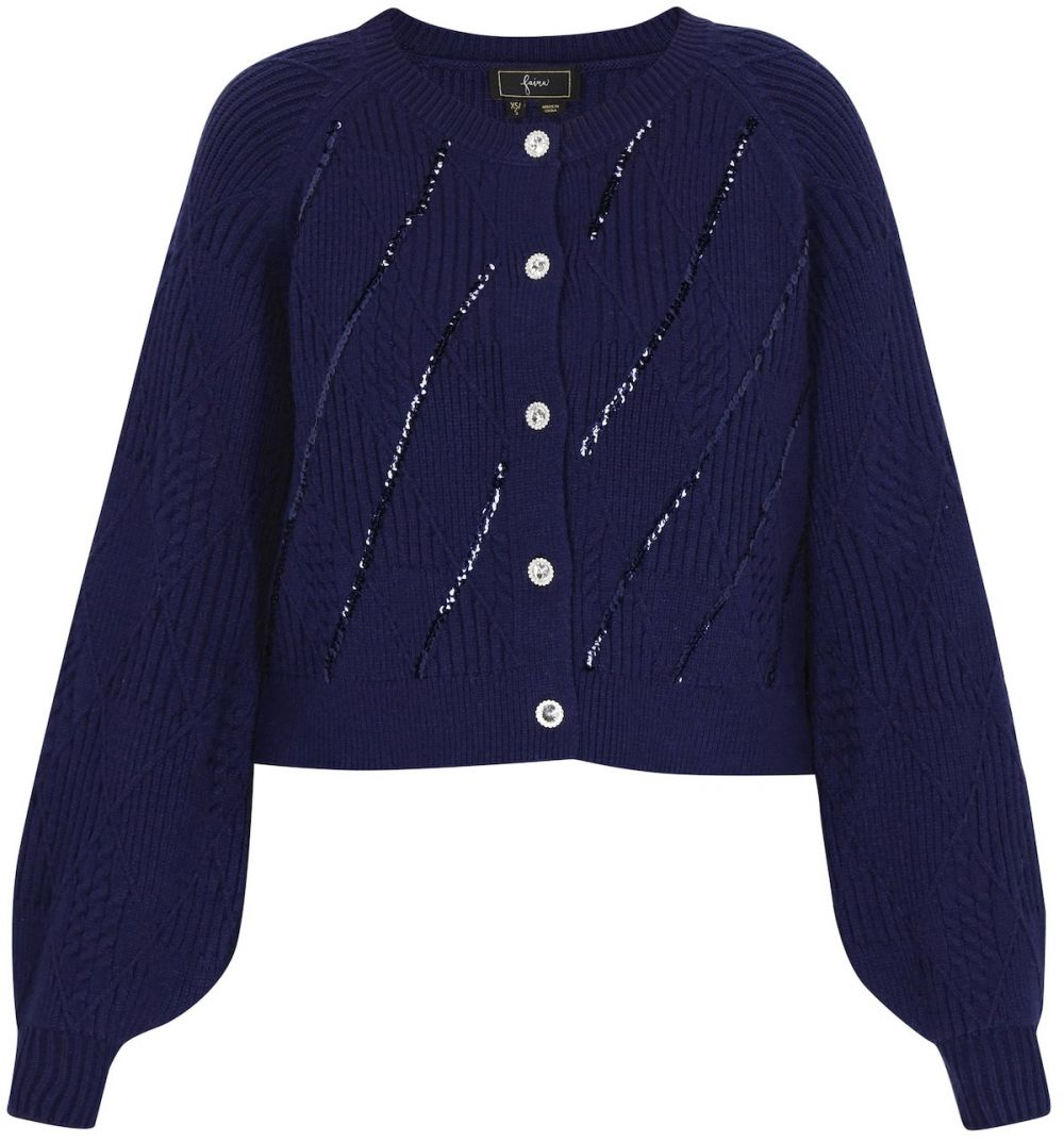 faina Kardigán  námornícka modrá