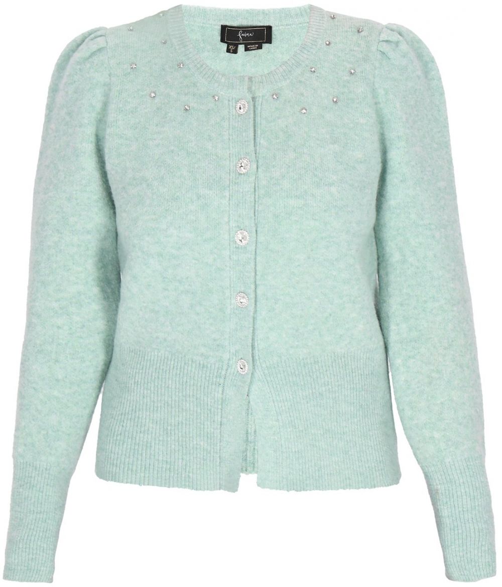 faina Kardigán  svetlozelená