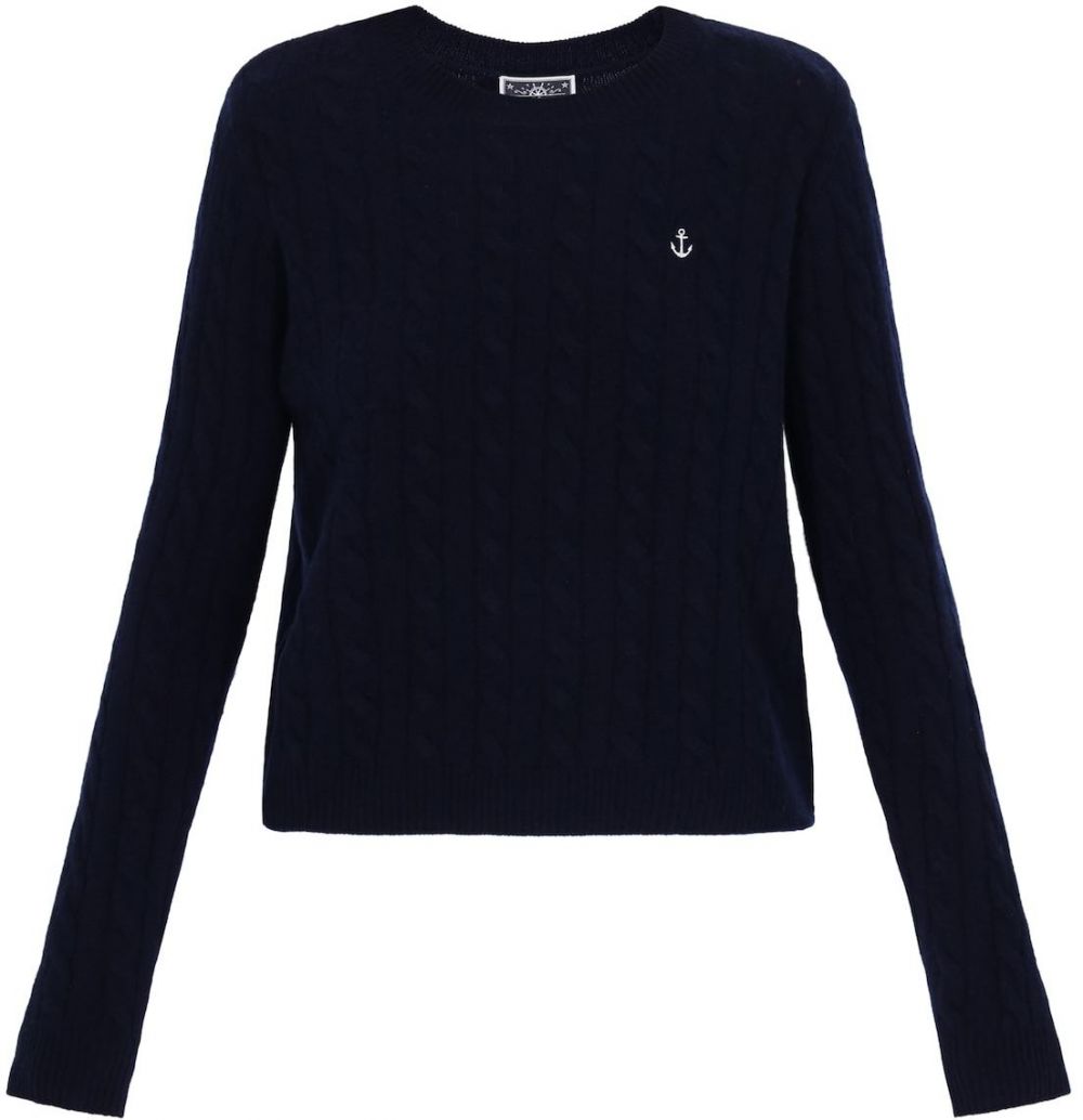 DreiMaster Maritim Sveter  námornícka modrá