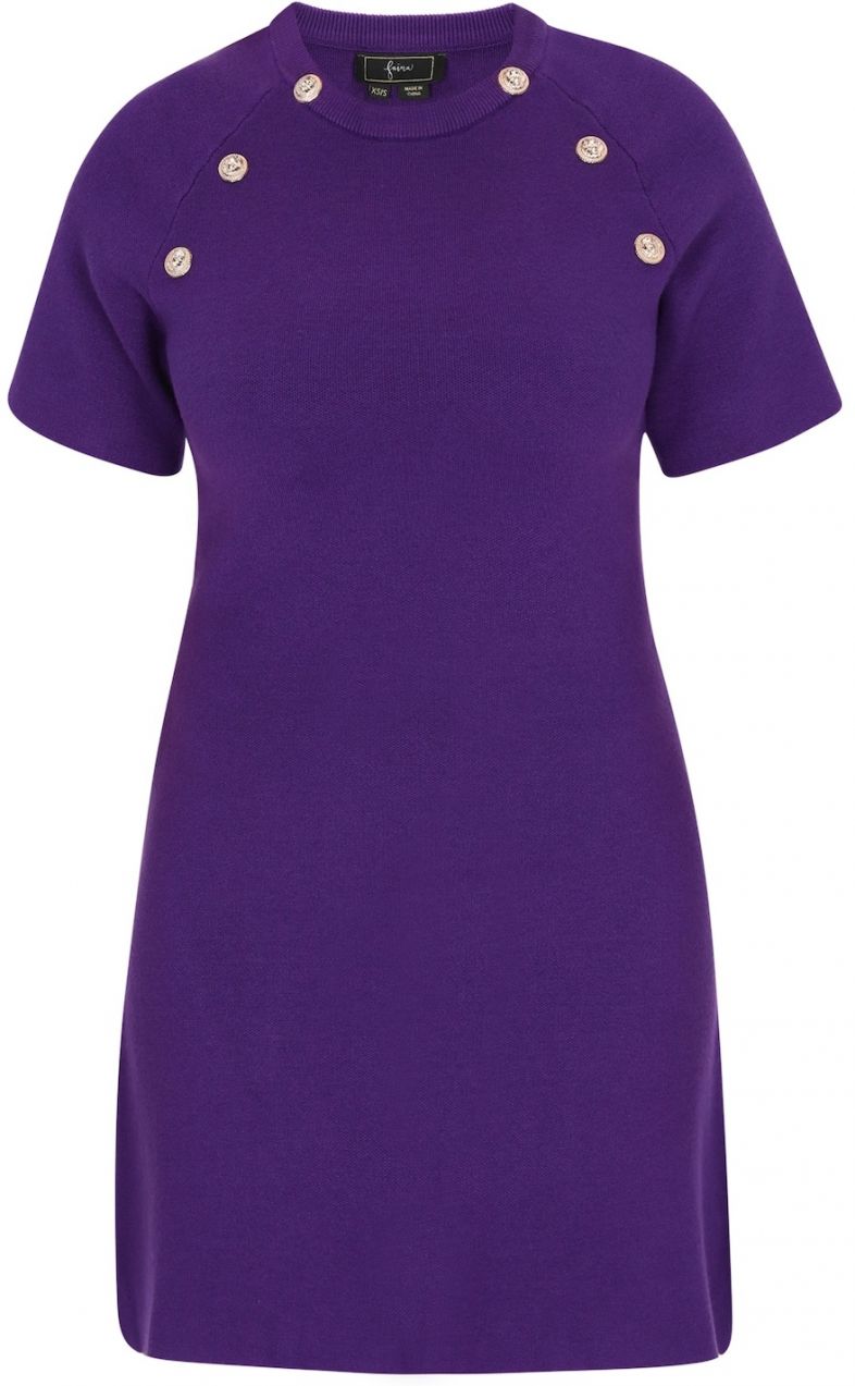 faina Šaty  tmavofialová