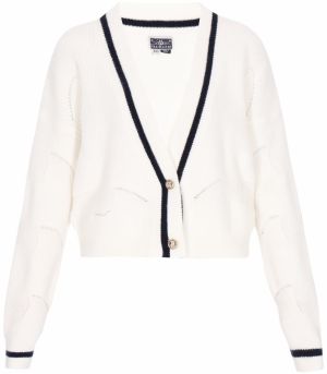 DreiMaster Maritim Kardigán  biela