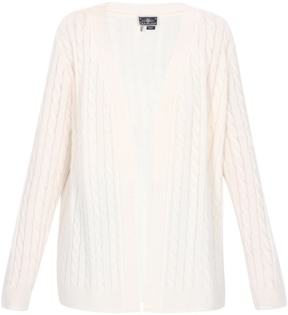 DreiMaster Maritim Kardigán  šedobiela