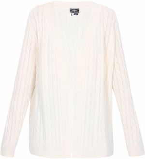 DreiMaster Maritim Kardigán  šedobiela