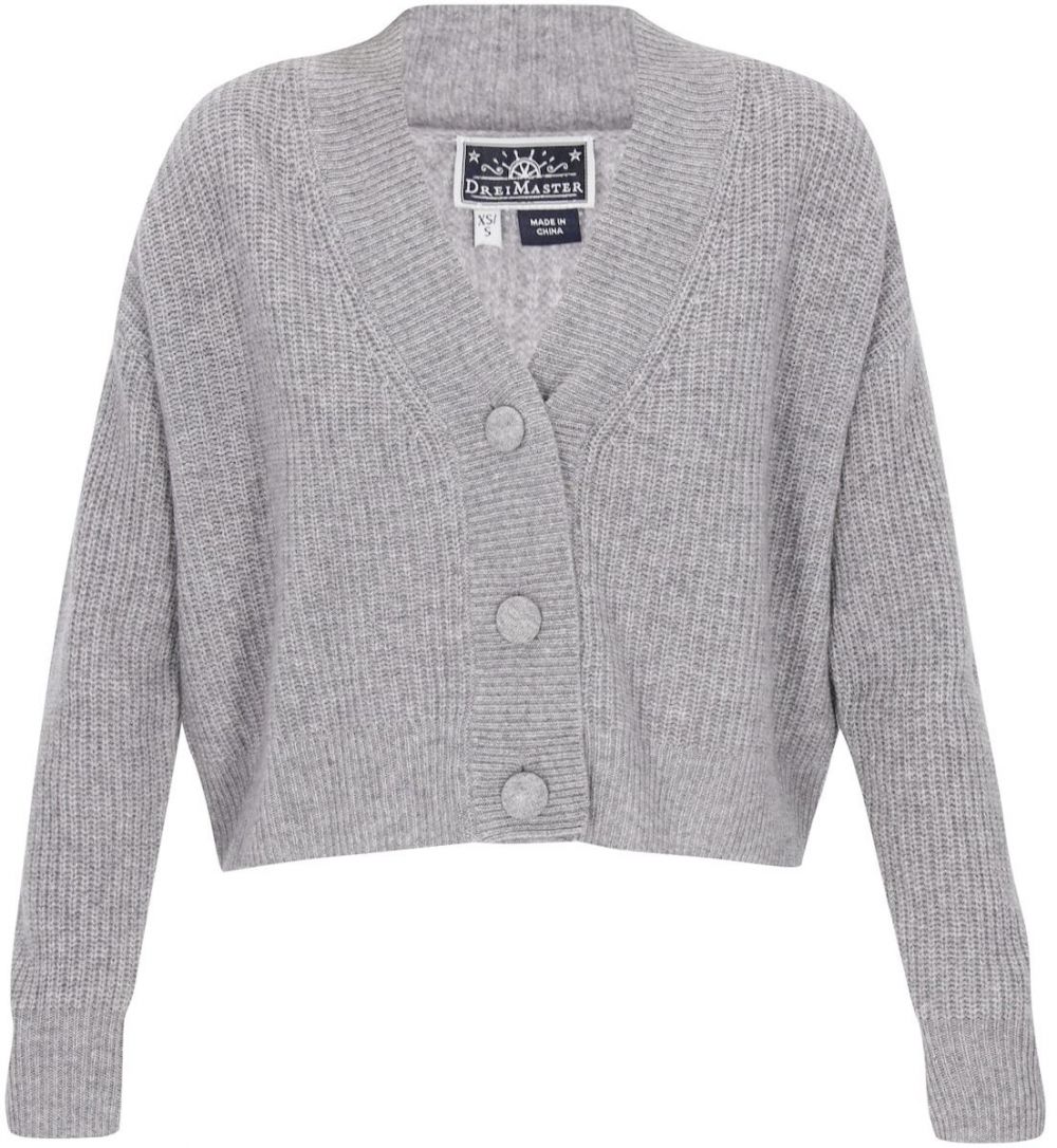 DreiMaster Maritim Kardigán  svetlosivá