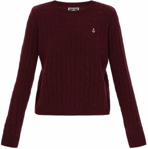 DreiMaster Maritim Sveter  burgundská