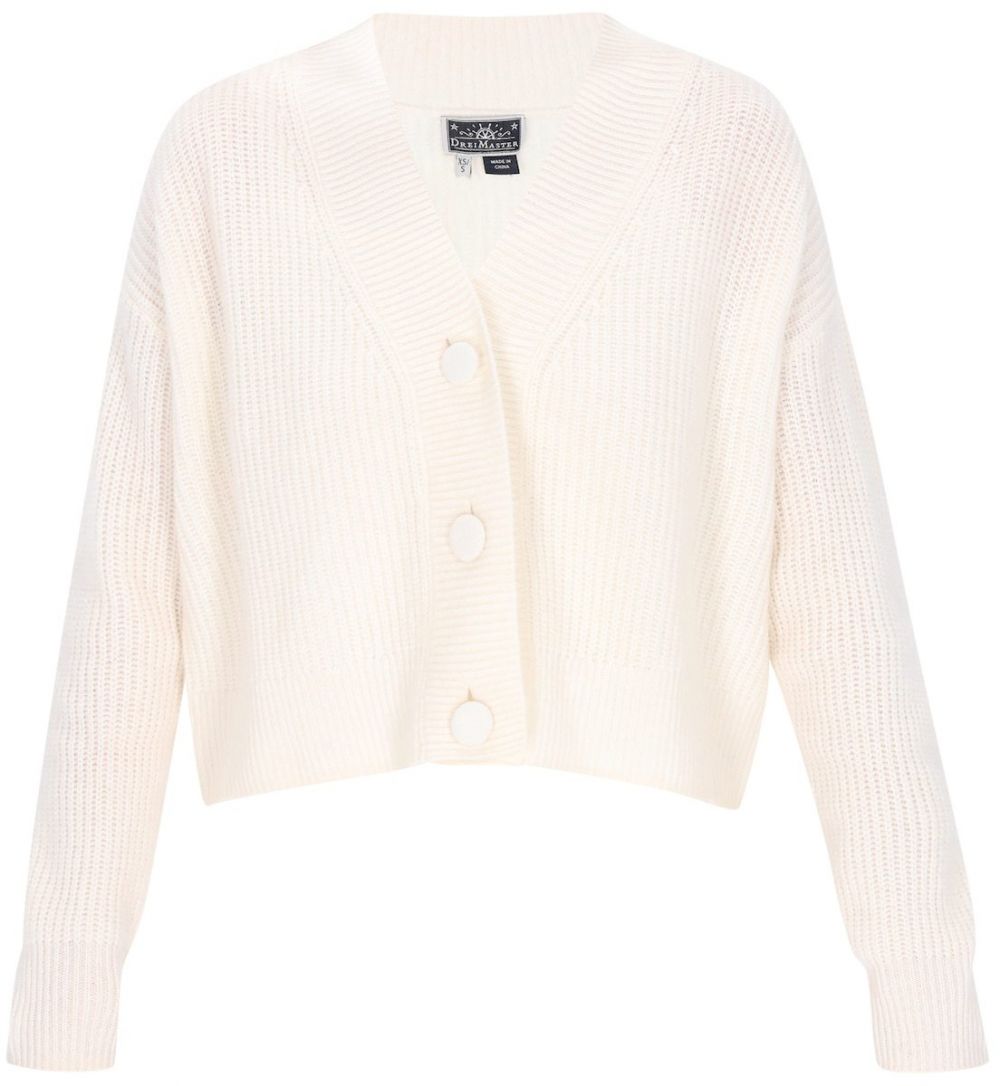 DreiMaster Maritim Kardigán  šedobiela